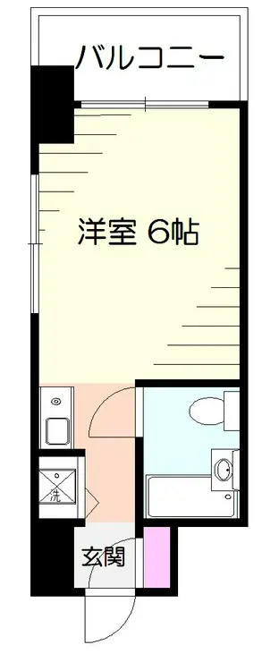 クリオ新子安ファースト 5階階 間取り