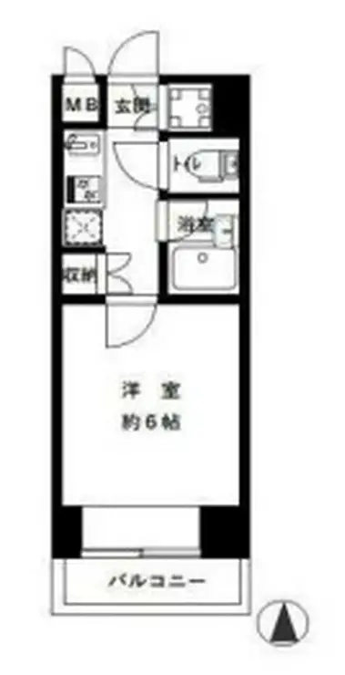 ルーブル高円寺南 2階階 間取り