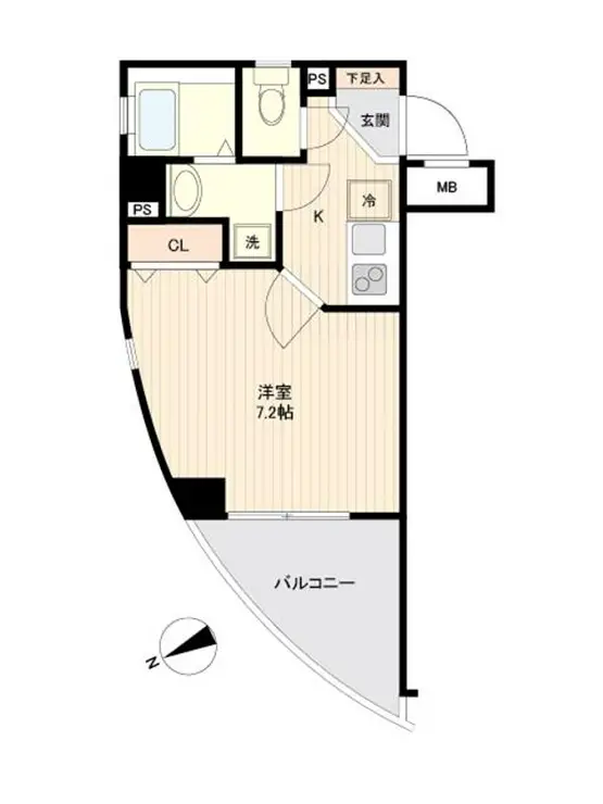 ラグジュアリーアパートメント目黒東山 2階階 間取り