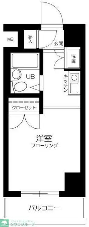 スカイコート世田谷用賀 3階階 間取り