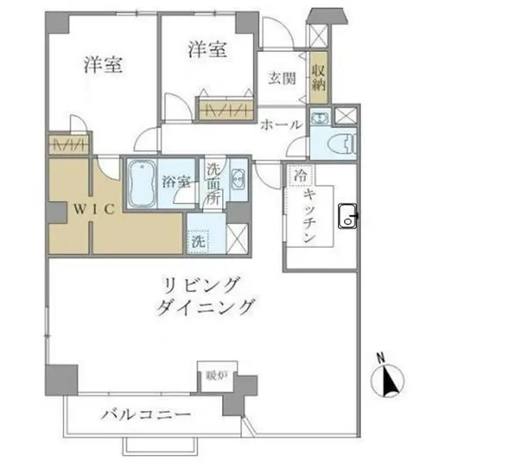 howffRELAX三軒茶屋 1階階 間取り