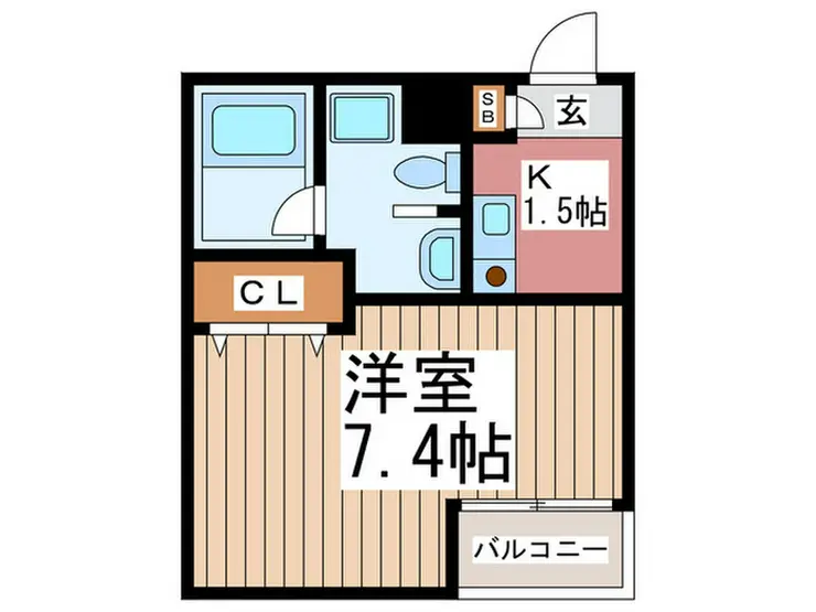 オンワード中根 1階階 間取り