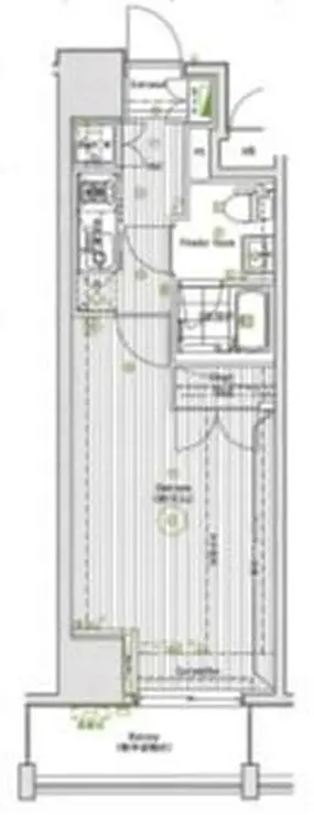 スパシエ・エル新横浜 6階階 間取り