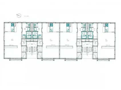 シャルム西津田III(1LDK/1階)の間取り写真
