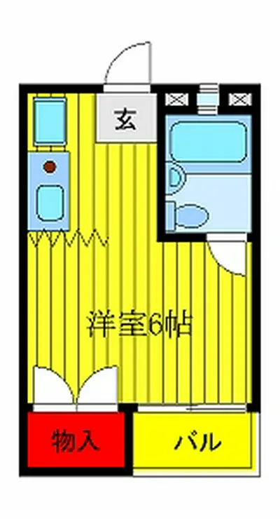 はぴねす・関 2階階 間取り