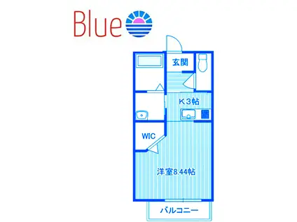 アイコーポ鎌倉台II(1K/1階)の間取り写真