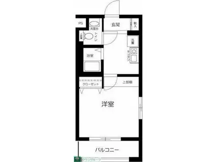DELCCS AYASE III(1K/2階)の間取り写真
