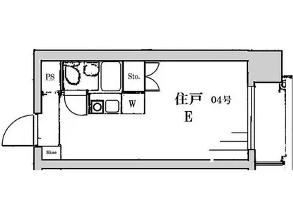 ジョイフル大森(ワンルーム/7階)の間取り写真