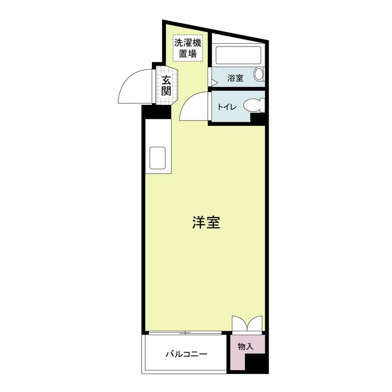 リバティー板宿(ワンルーム/4階)の間取り写真