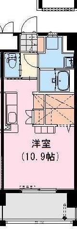 クロスワイズ神宮外苑ウエスト(ワンルーム/7階)の間取り写真