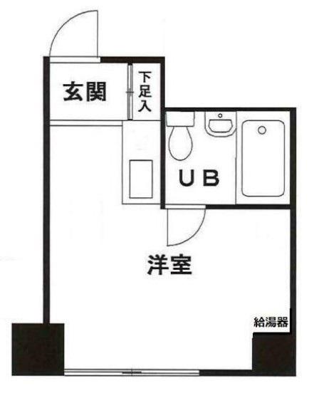 レッツビュー仲御徒町(ワンルーム/5階)の間取り写真