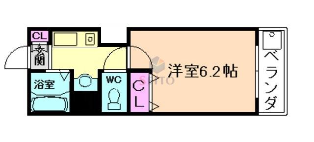 パレロイヤル3番館(1K/3階)の間取り写真