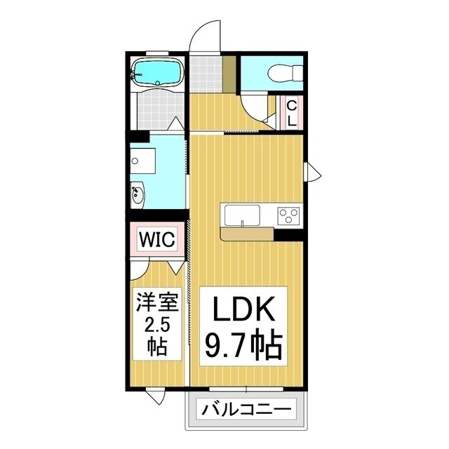 S-FLAT.MIKKAMACHI(1LDK/1階)の間取り写真