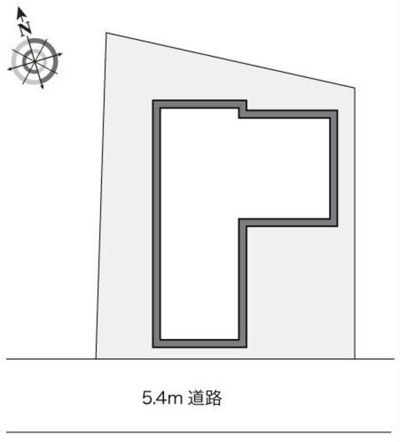 レオパレス琥珀館(1K/1階)の間取り写真