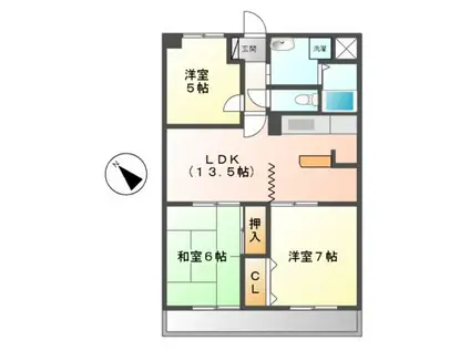 センチュリーハイランド(3LDK/12階)の間取り写真