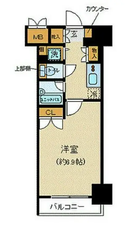 パレステュディオ神田神保町 2階階 間取り