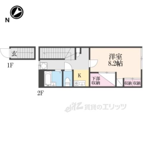 レオパレスSHOW(1K/1階)の間取り写真