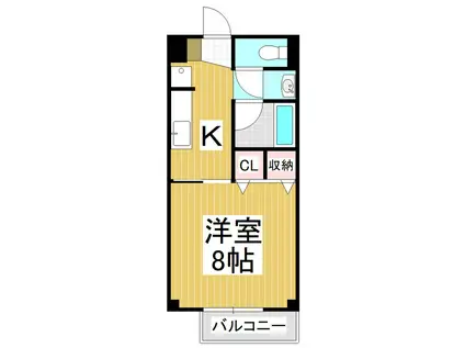 SURPLUS DREAMI(1K/1階)の間取り写真