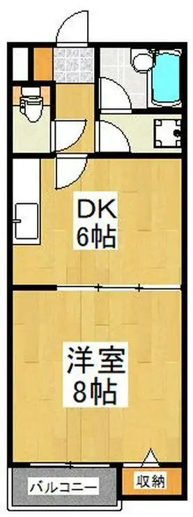 モーリスビル 3階階 間取り