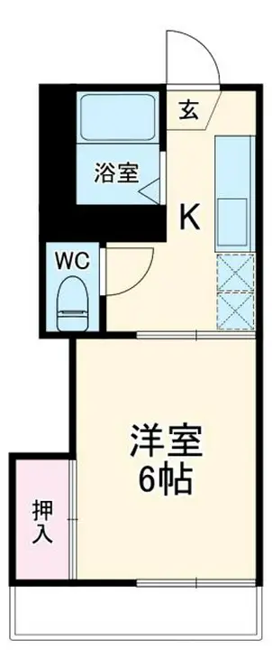 リバーサイドミウラ 1階階 間取り