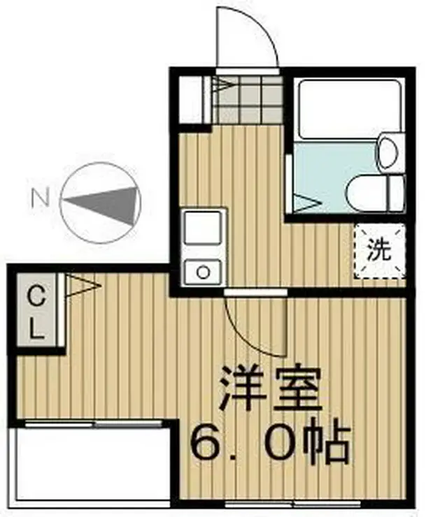 プレール明大前 1階階 間取り