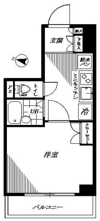 ヴァレッシア荻窪シティ 3階階 間取り