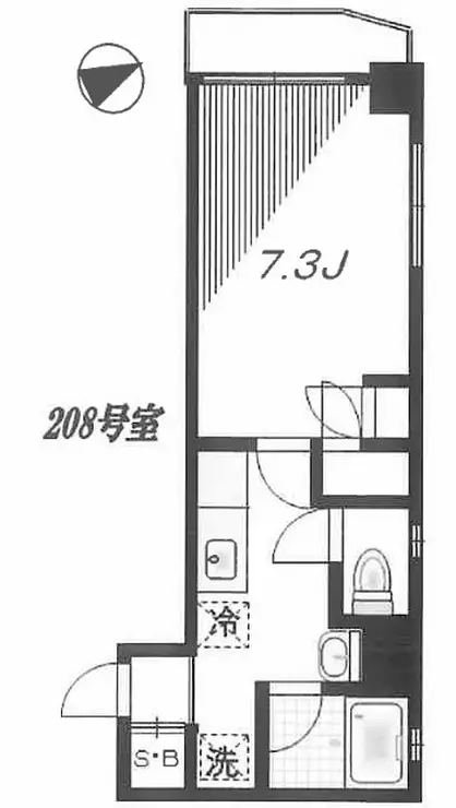 グランホース壱番館 2階階 間取り