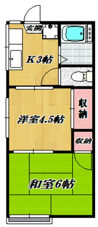 メゾン鷺沼 2階階 間取り