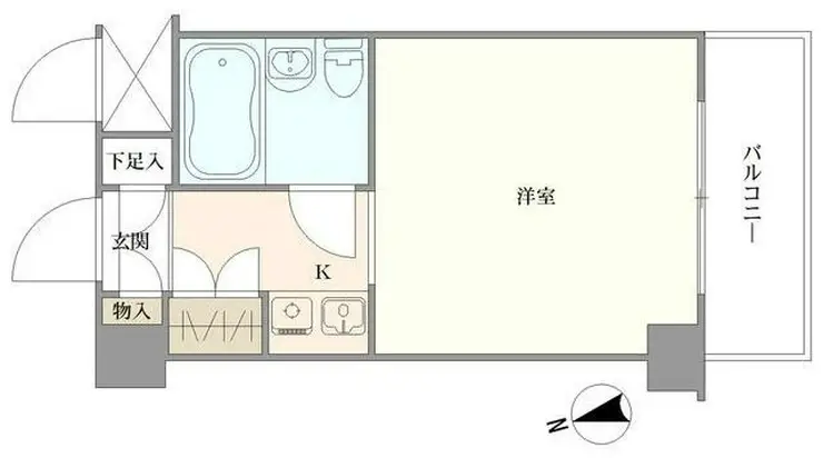 日神パレス八王子 3階階 間取り