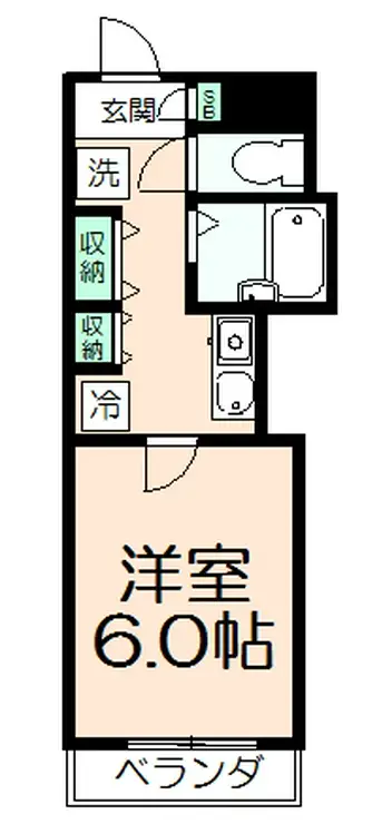 アドニスイースト 2階階 間取り