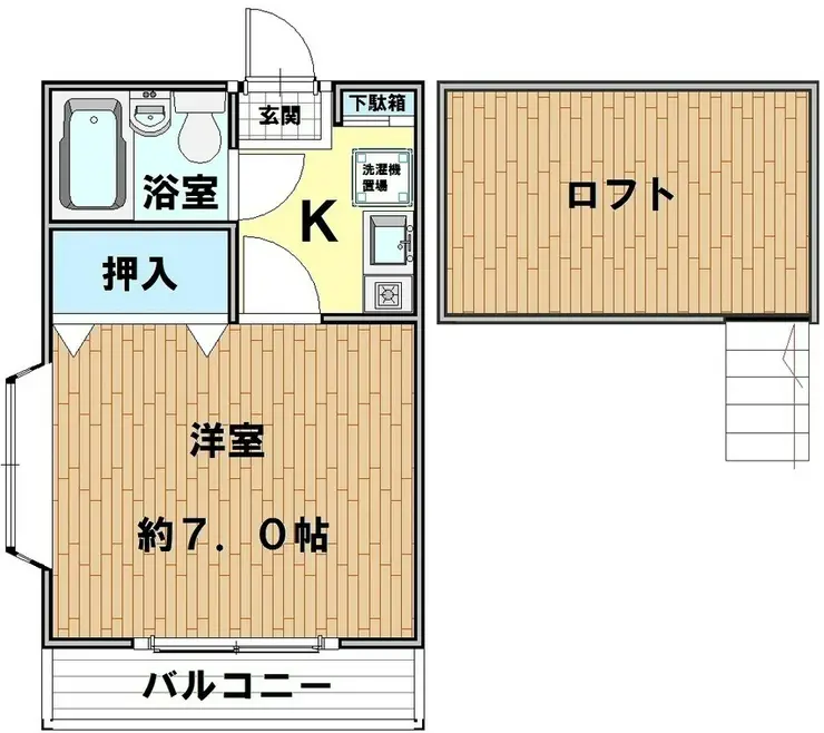 ライブコア川越 2階階 間取り