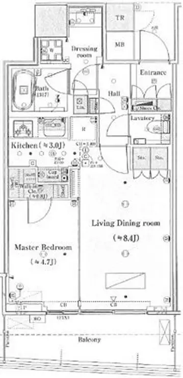 パークタワー晴海 26階階 間取り