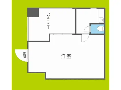 アクティ江之子島(1K/2階)の間取り写真