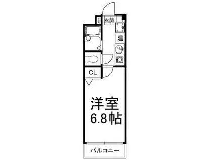 アーバンヨシダI(1K/1階)の間取り写真