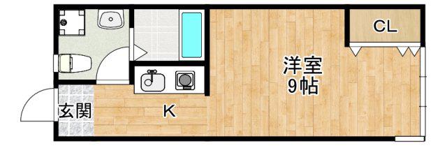 めぞん・ど・それいゆ(1K/2階)の間取り写真