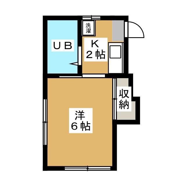 吉祥寺東町ハウス(1K/2階)の間取り写真