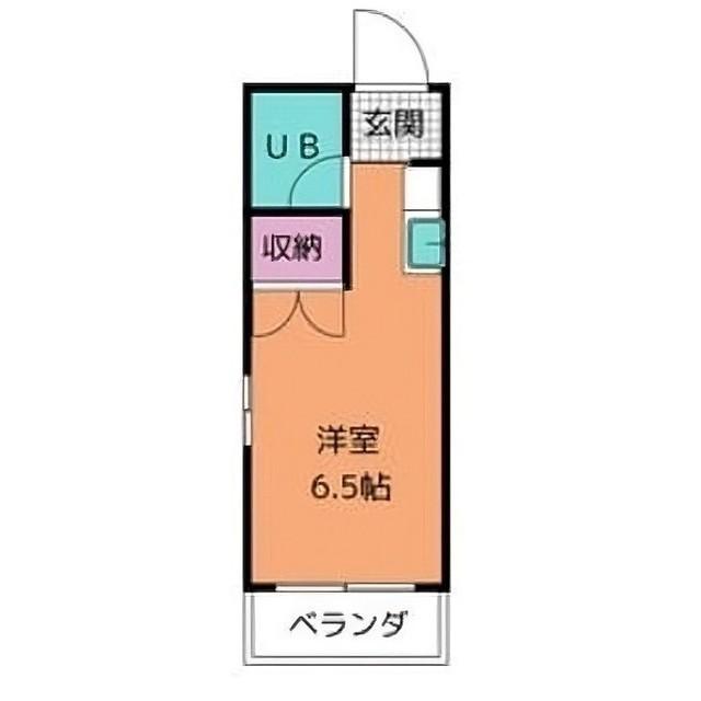 リュクス植田(ワンルーム/4階)の間取り写真