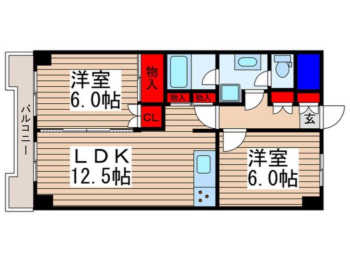 ARK HOUSE630(2LDK/3階)の間取り写真