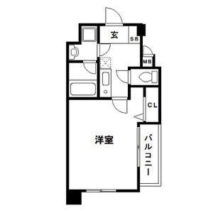 LIVEMAX MOON(1K/2階)の間取り写真