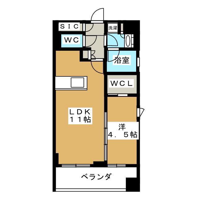 ORSUS HONJOAZUMABASHI(1LDK/5階)の間取り写真