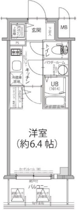 エスリード新大阪ラヴァーグ(1K/6階)の間取り写真