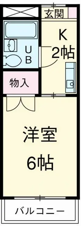 カーサ武蔵 1階階 間取り