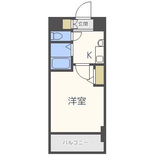 エスリード新梅田(1K/5階)の間取り写真