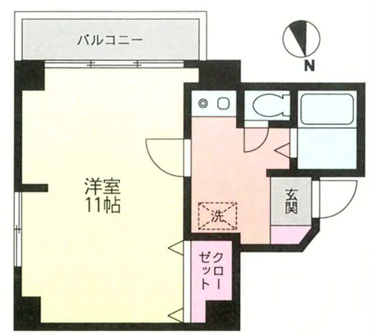 ドミール向ヶ丘 5階階 間取り