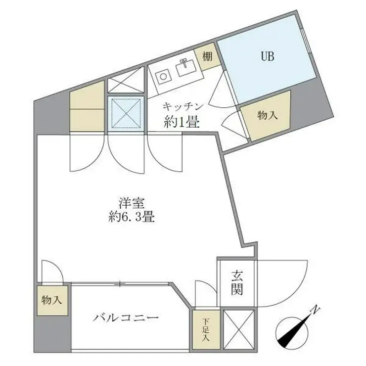 銀座ベラメンテ 4階階 間取り