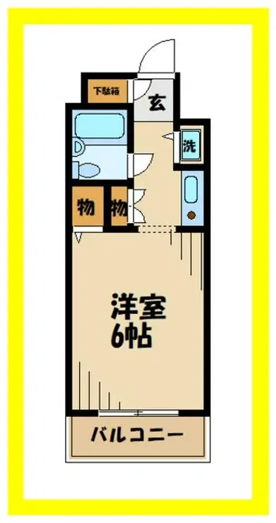 リンクスビル 2階階 間取り