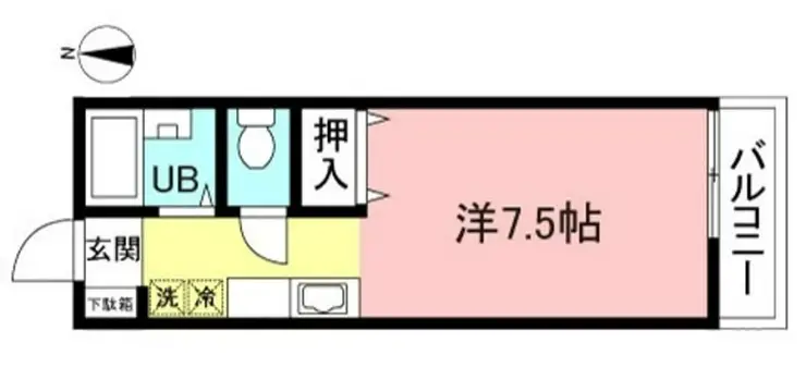 サニーフラット菊名 2階階 間取り