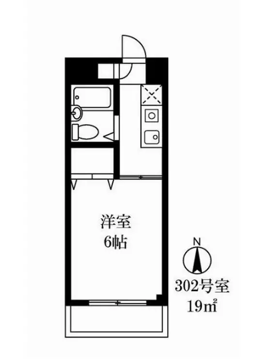 パープルハイム 3階階 間取り