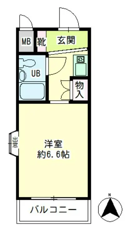 第52新井ビル 8階階 間取り