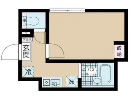 フェリーチェ小竹向原(1K/1階)の間取り写真